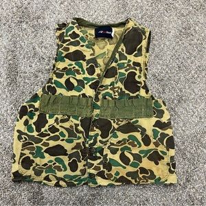 Vintage Redhead‎ vest mens medium Woodlawn camo game pouch hunting outdoors